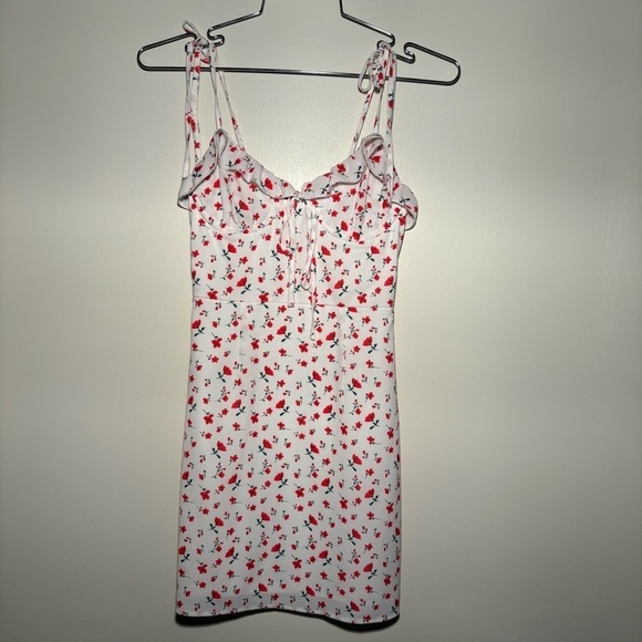 knee length dresses for ladies Powell Embroidered Mini Dress | White | Womens main image 0